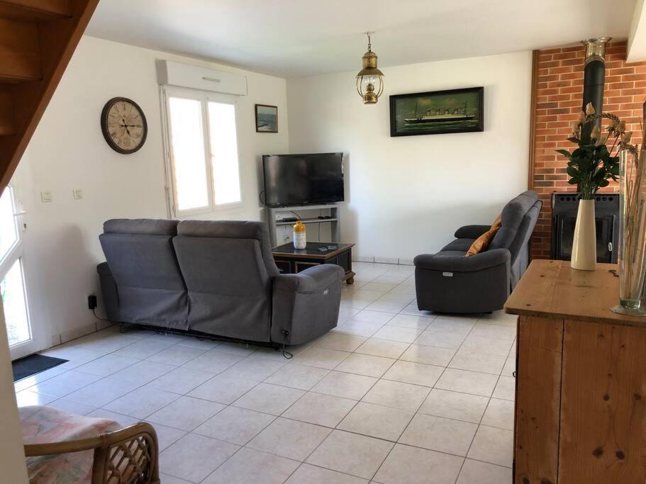 Maison Familiale A 1Km De La Mer Blainville-sur-Mer Dış mekan fotoğraf